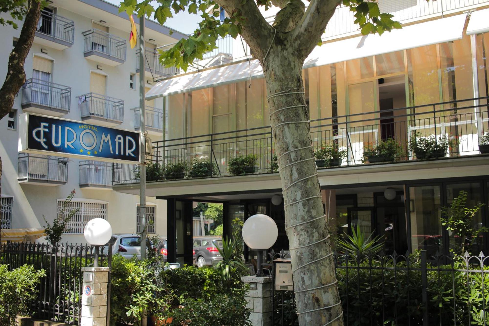Hotel Euromar ريميني المظهر الخارجي الصورة